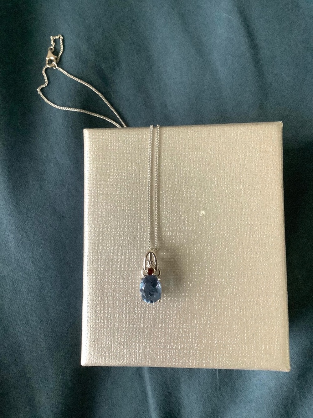 Blue Topaz Necklace